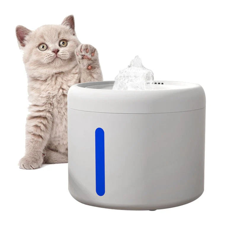 HEYBO Cat Water Fountain Motion Detector Water Fountain for Cats