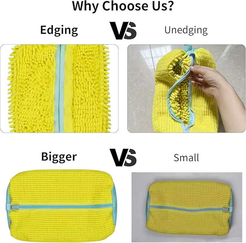 Shoes Sneaker Washing Machine and Dryer Bag Reusable Cleaning Foldable Laundry Shoe Bag Sneakers Laundry Net