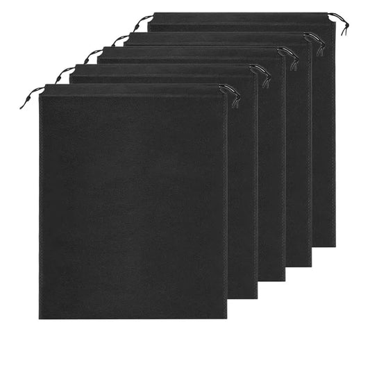 5/10PCS Travel Shoe Bag Portable Dustproof Drawstring Shoes Pouch Organizers Non-Woven Shoes Storage Bags for Sports Shoes Boots