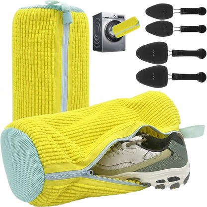 Shoes Sneaker Washing Machine and Dryer Bag Reusable Cleaning Foldable Laundry Shoe Bag Sneakers Laundry Net