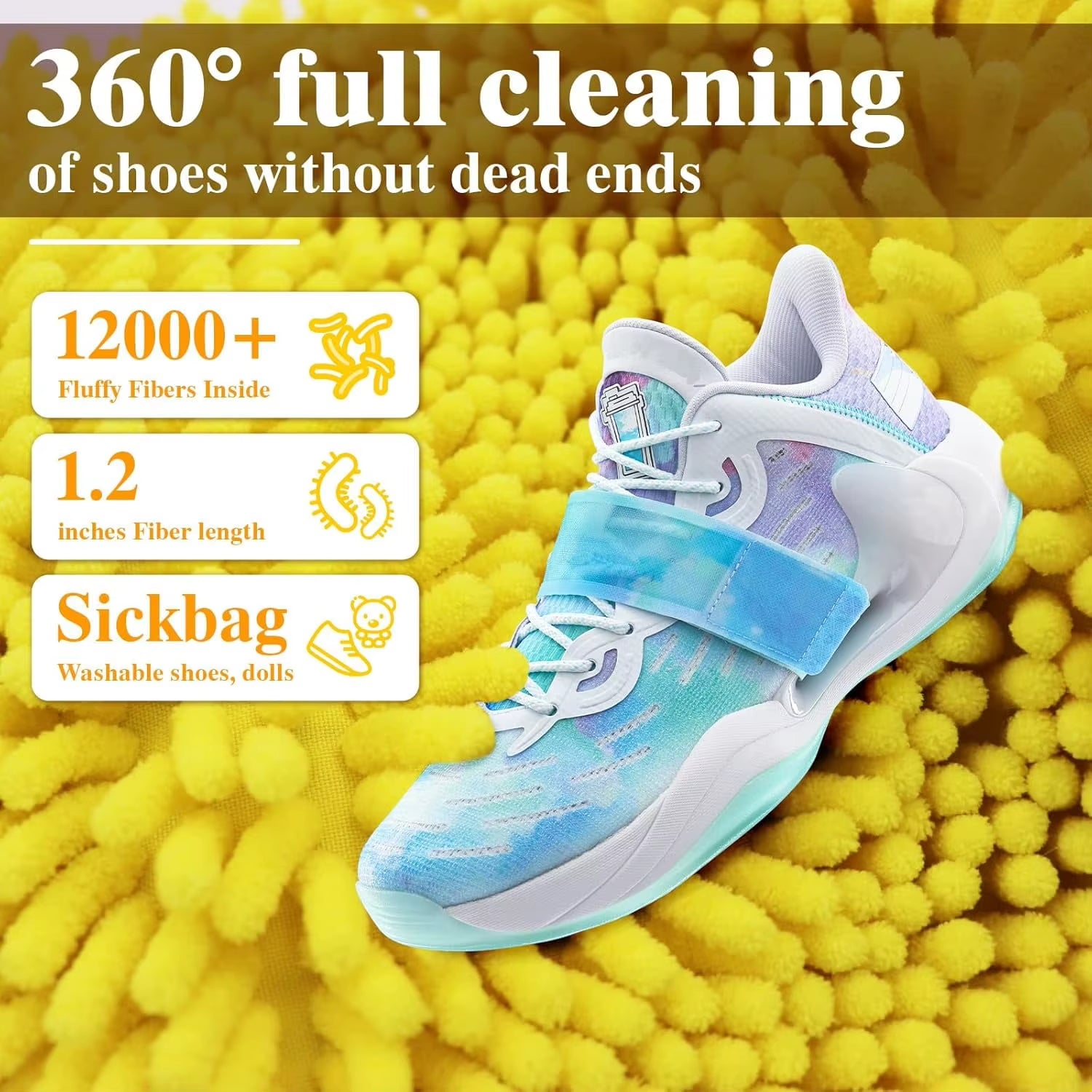 Shoes Sneaker Washing Machine and Dryer Bag Reusable Cleaning Foldable Laundry Shoe Bag Sneakers Laundry Net